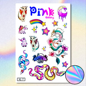Pink Galaxy (XL-7) (Holographic)