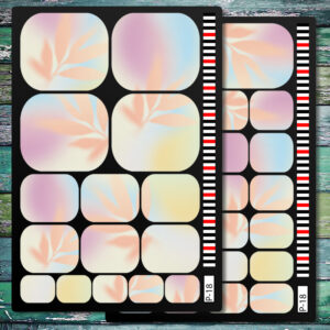 FullSet Sticker Pedicure (P-18)