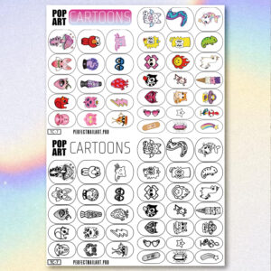 Pop Art Cartoons (T-7)