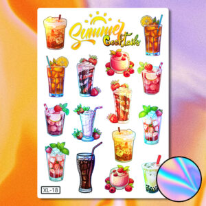 Summer Cocktails (XL-18) (Holographic)